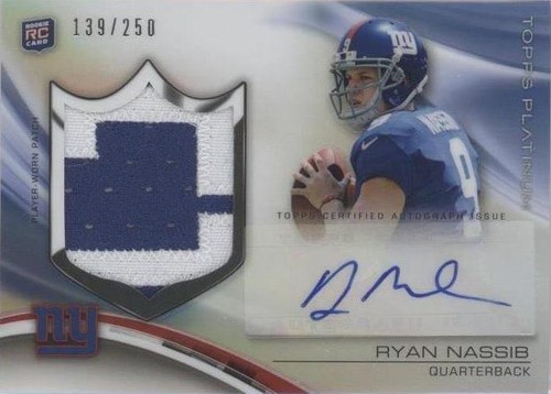 2013 Topps Platinum Ryan Nassib #ARP-RN