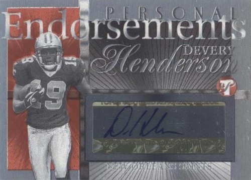 2004 Topps Pristine Devery Henderson #PE-DHE