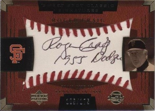 2004 Upper Deck Sweet Spot Classic - Roger Craig #SSA-52