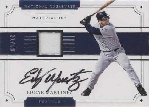 2017 Panini National Treasures - Edgar Martinez #MI-EM