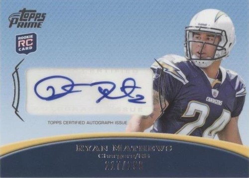 2010 Topps Prime Ryan Mathews #PAR-RM