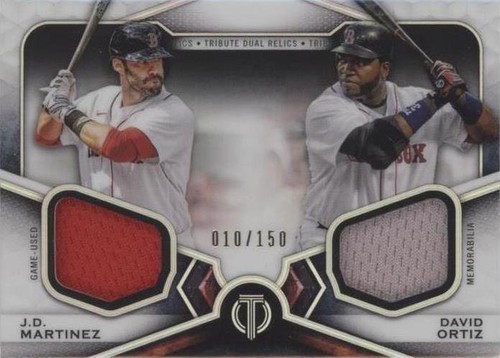2021 Topps Tribute - David Ortiz J.D. Martinez #DR2-MO