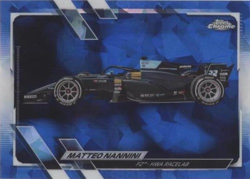 2021 Topps Chrome Sapphire Edition Formula 1 - Matteo Nannini #132