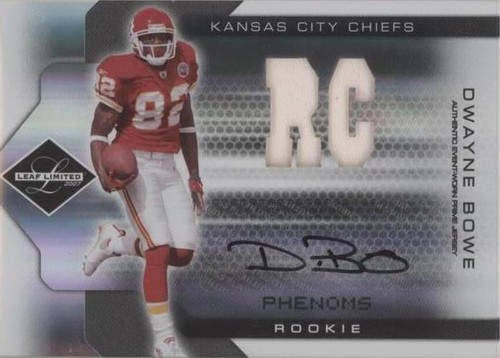 2007 Leaf Limited Dwayne Bowe #314