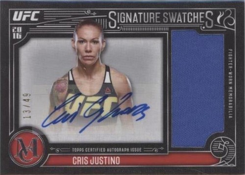 2016 Topps Museum Collection - Cris Justino #SRA-CJ