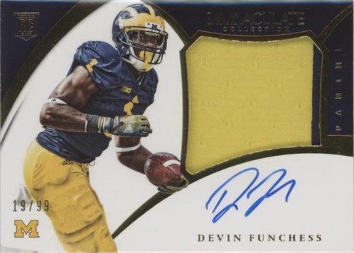 2015 Panini Immaculate Collection Collegiate Devin Funchess #328
