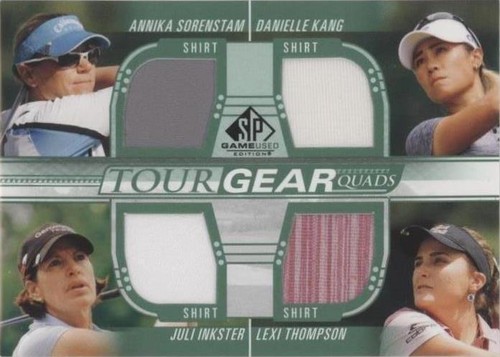 2021 SP Game Used - Annika Sörenstam Danielle Kang Juli Inkster #TG4-SKIT