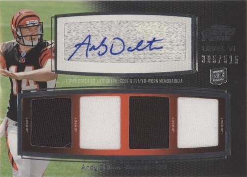 2011 Topps Prime Andy Dalton #PVI-AD