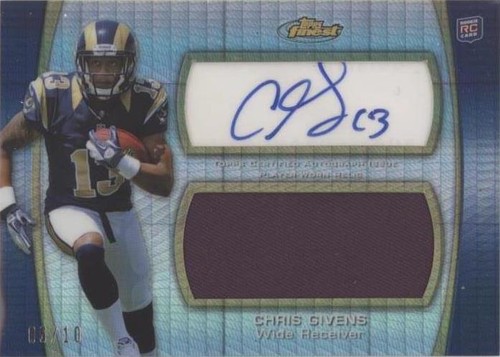 2012 Topps Finest Chris Givens #AJR-CGI