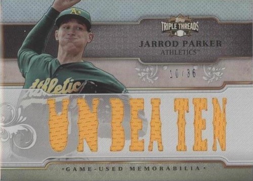 2014 Topps Triple Threads - Jarrod Parker #TTR-JP2