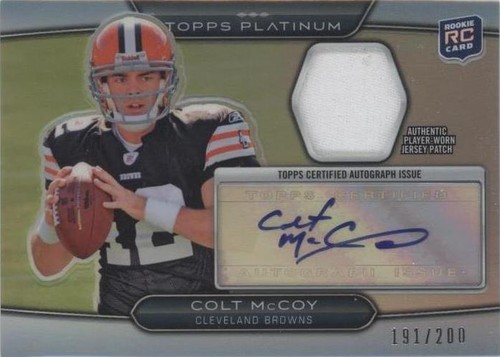 2010 Topps Platinum Colt McCoy #ARP-CM
