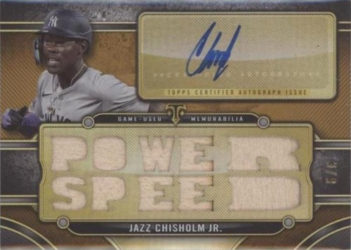 2024 Topps Triple Threads - Jazz Chisholm #TTAR-JAZ4