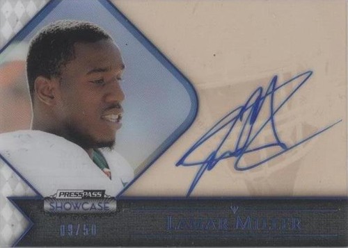 2012 Press Pass Showcase Lamar Miller #SC-LM