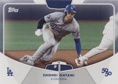 2024 Topps Chrome Shohei Ohtani 50/50 SB #37 Orange 17/25 2024 Topps Chrome Shohei Ohtani 50/50 SB #37 Orange 17/25