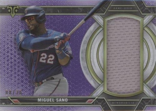 2021 Topps Triple Threads - Miguel Sanó #SJR-MSN