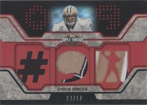 2008 Topps Triple Threads Drew Brees #TTR-78