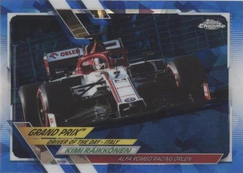 2021 Topps Chrome Sapphire Edition Formula 1 - Kimi Raikkonen #159