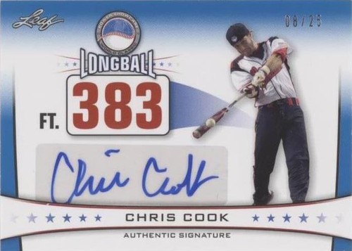 2013 Leaf Power Showcase - Chris Cook #LBA-CC1