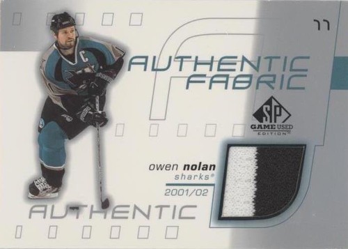 2001-02 SP Game Used Edition - Owen Nolan #AF-ON