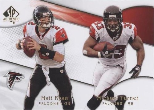 2009 SP Authentic Matt Ryan Michael Turner #158