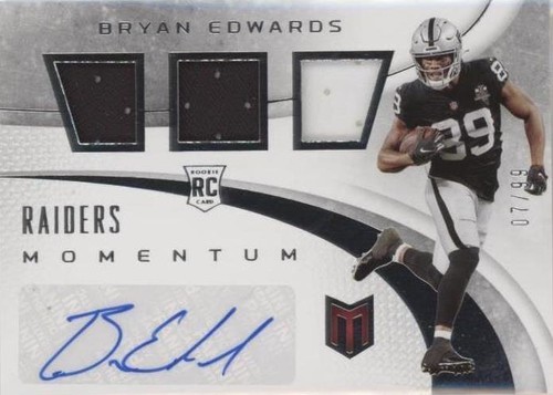 2020 Panini Chronicles Bryan Edwards #MJA-BE