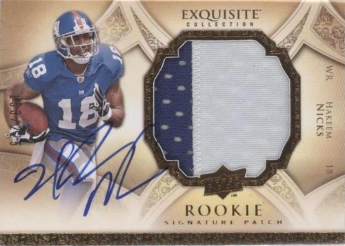2009 Upper Deck Exquisite Collection Hakeem Nicks #164