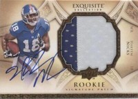 2009 Upper Deck Exquisite Collection Hakeem Nicks #164
