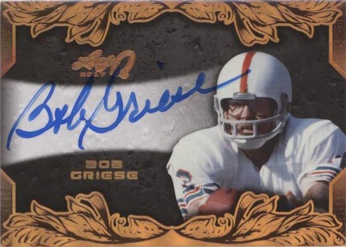 2017 Leaf Q Bob Griese #BA-BG1