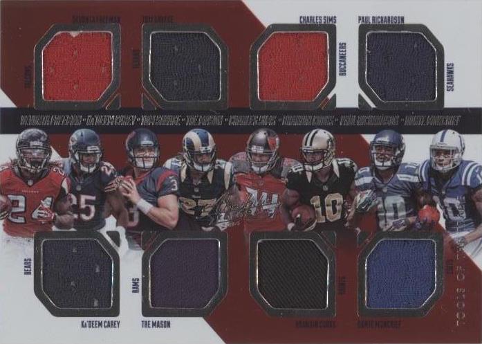 2014 Panini Absolute Brandin Cooks Charles Sims Devonta Freeman #TT8-RCS