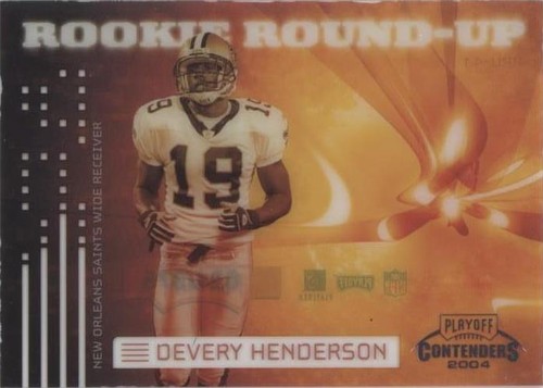 2004 Playoff Contenders Devery Henderson #RRU-41