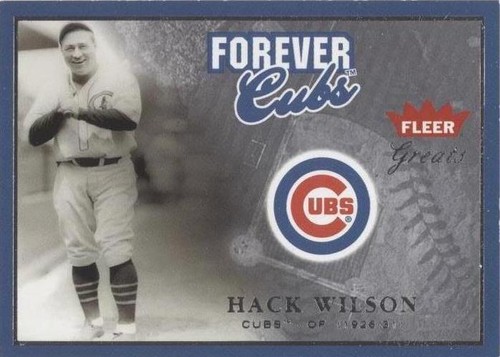 2004 Fleer Greats of the Game - Hack Wilson #17 F