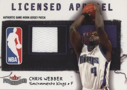 2003-04 Fleer Patchworks - Chris Webber #LA-CW