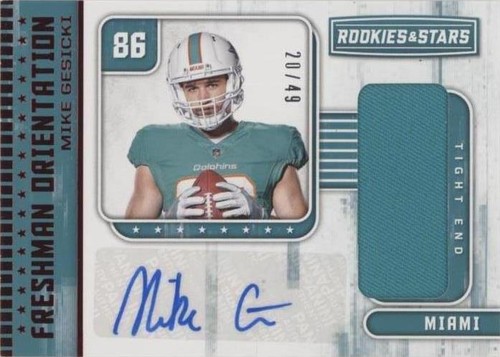 2018 Panini Rookies & Stars Mike Gesicki #FO-GE