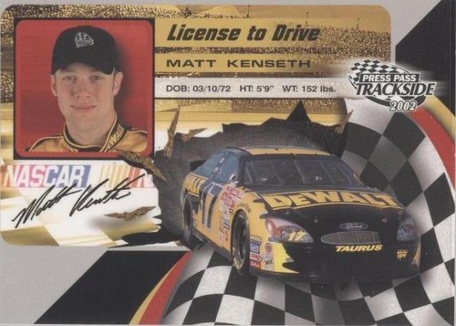 2002 Press Pass Trackside - Matt Kenseth #LD 17