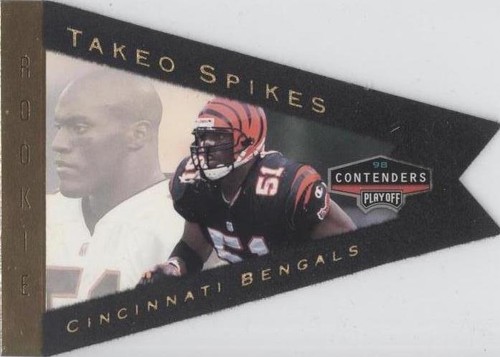 1998 Playoff Contenders Takeo Spikes #19
