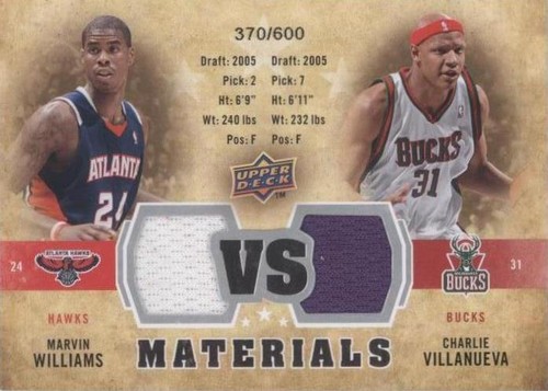 2009-10 Upper Deck - Marvin Williams/Charlie Villanueva #VS-VW