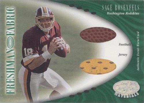 2001 Leaf Certified Materials Sage Rosenfels #145