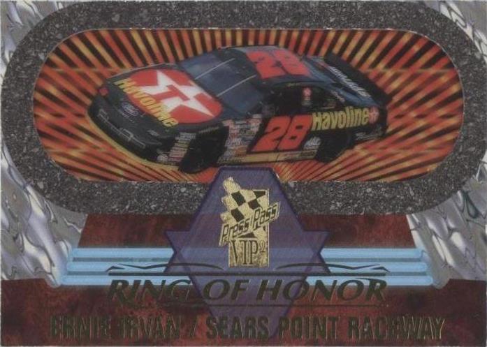 1997 Press Pass VIP - Ernie Irvan #RH 9