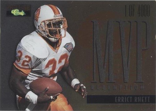 1995 Classic Pro Line Errict Rhett #MVP 33