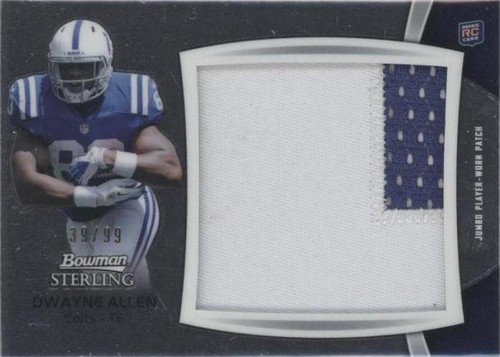2012 Bowman Sterling Dwayne Allen #BSJRP-DA