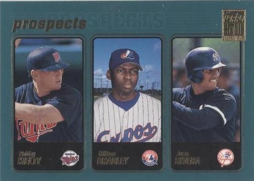 2001 Topps - Bobby Kielty Juan Rivera Milton Bradley #376