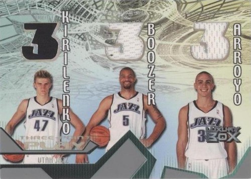 2004-05 Topps Luxury Box - Carlos Boozer/Carlos Arroyo/Andrei Kirilenko #TPP-KBA