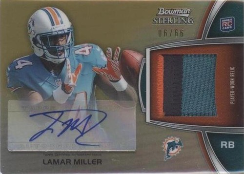 2012 Bowman Sterling Lamar Miller #BSAR-LM