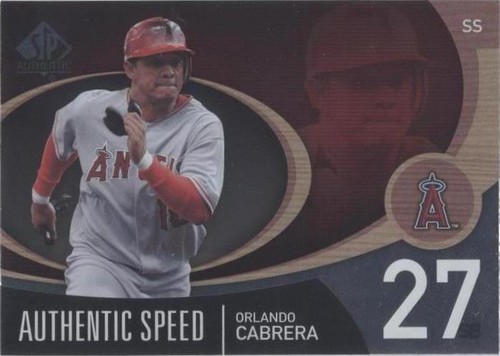 2007 SP Authentic - Orlando Cabrera #AS-38