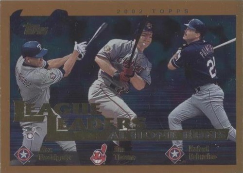 2002 Topps - Alex Rodriguez Jim Thome Rafael Palmeiro #339