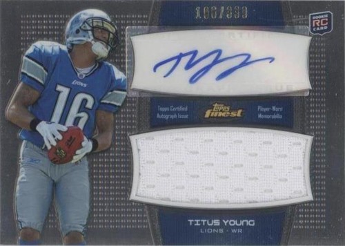 2011 Topps Finest Titus Young #AJR-TY