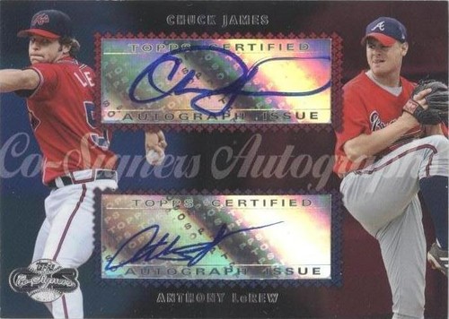 2006 Topps Co-Signers - Anthony Lerew Chuck James #CS-69