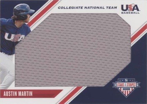 2020 Panini USA Baseball Stars & Stripes - Austin Martin #J-AM