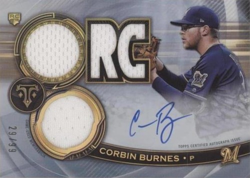 2019 Topps Triple Threads - Corbin Burnes #RFPAR-CB