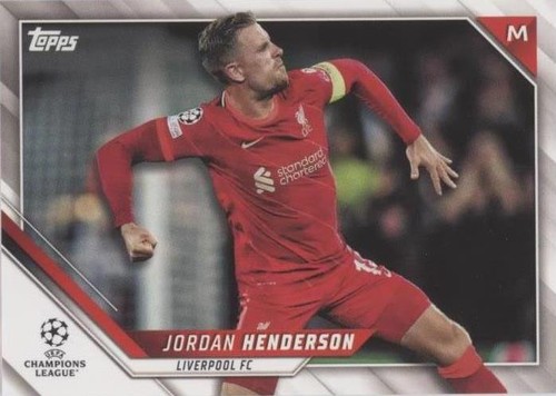 JORDAN HENDERSON 2021/2022 Topps UEFA Champions League #133